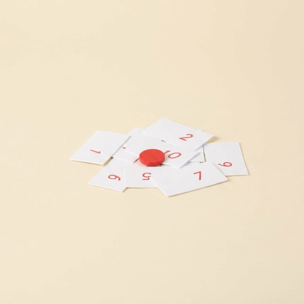 Zahlenkarten für das Multiplikationsbrett - Montessori Material | Faborino