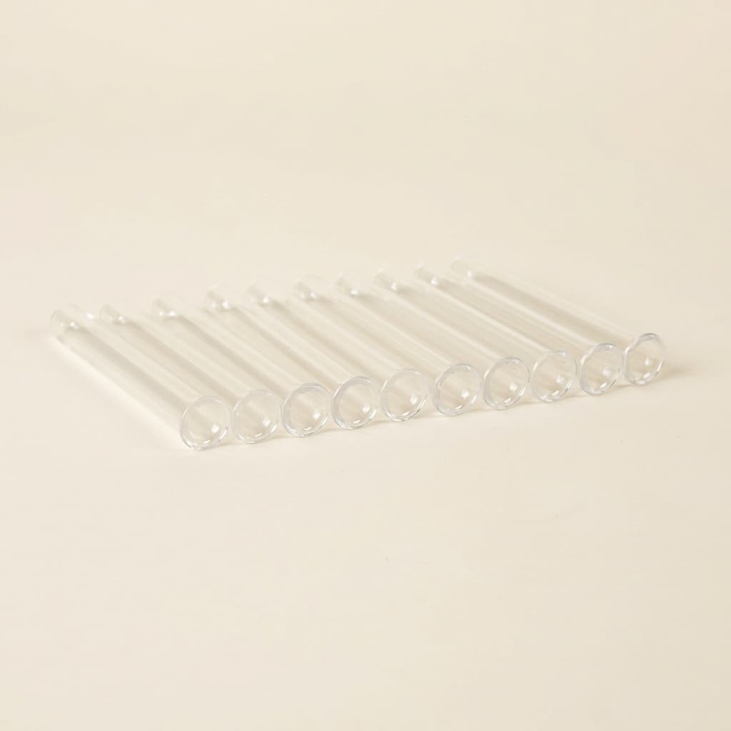 Reagenzglas für langes Teilen: Kunststoff (10 Stück) - Montessori Material | Faborino