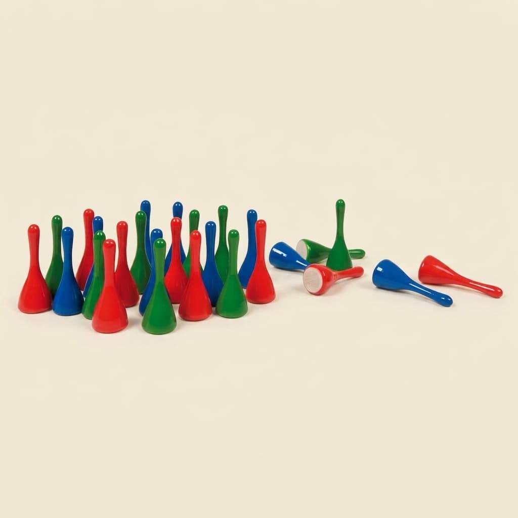 Große Kegel (27 Stück) - Montessori Material | Faborino