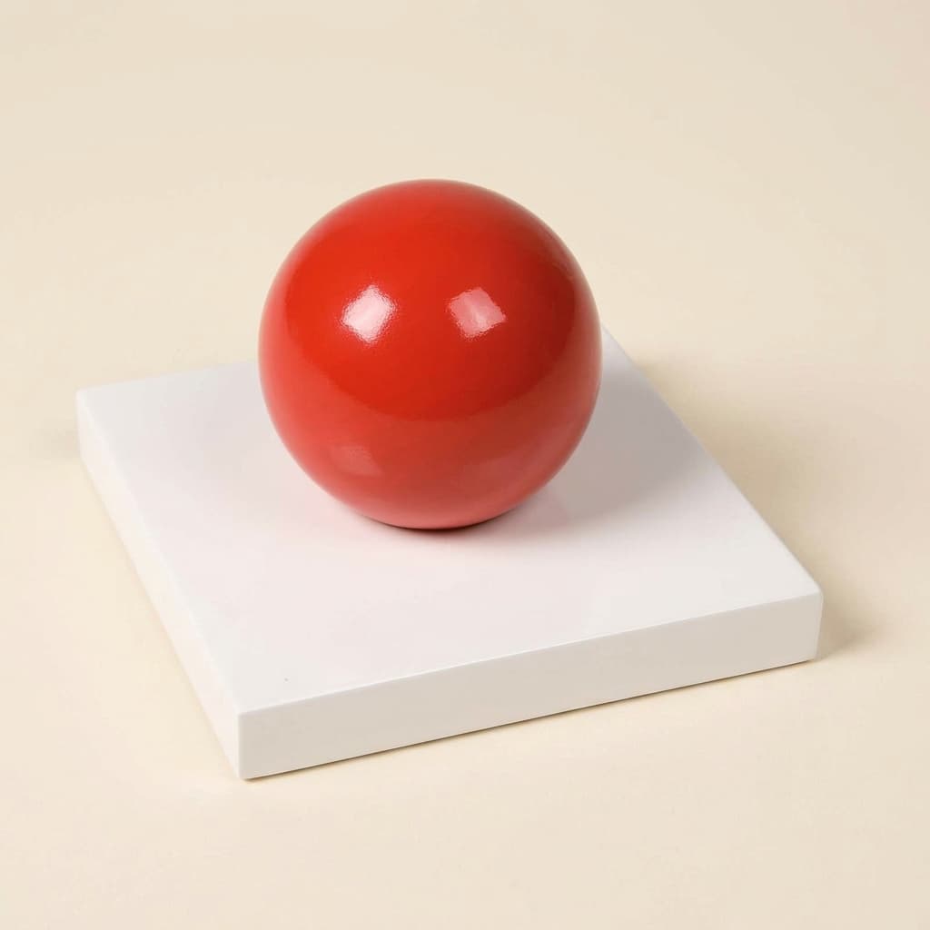 3D Holz-Grammatiksymbol: Verb - Montessori Material | Faborino