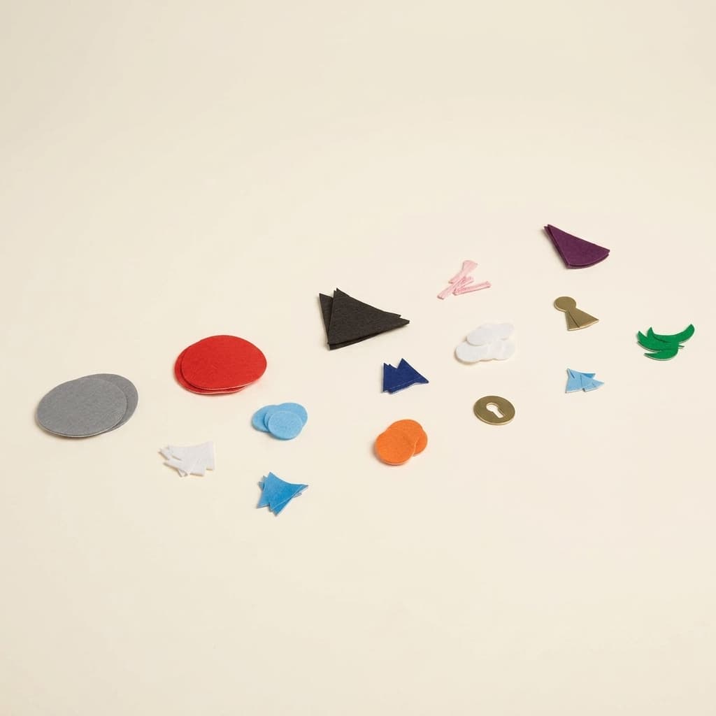 Ersatzset Kunststoff-Grammatiksymbole - Montessori Material | Faborino