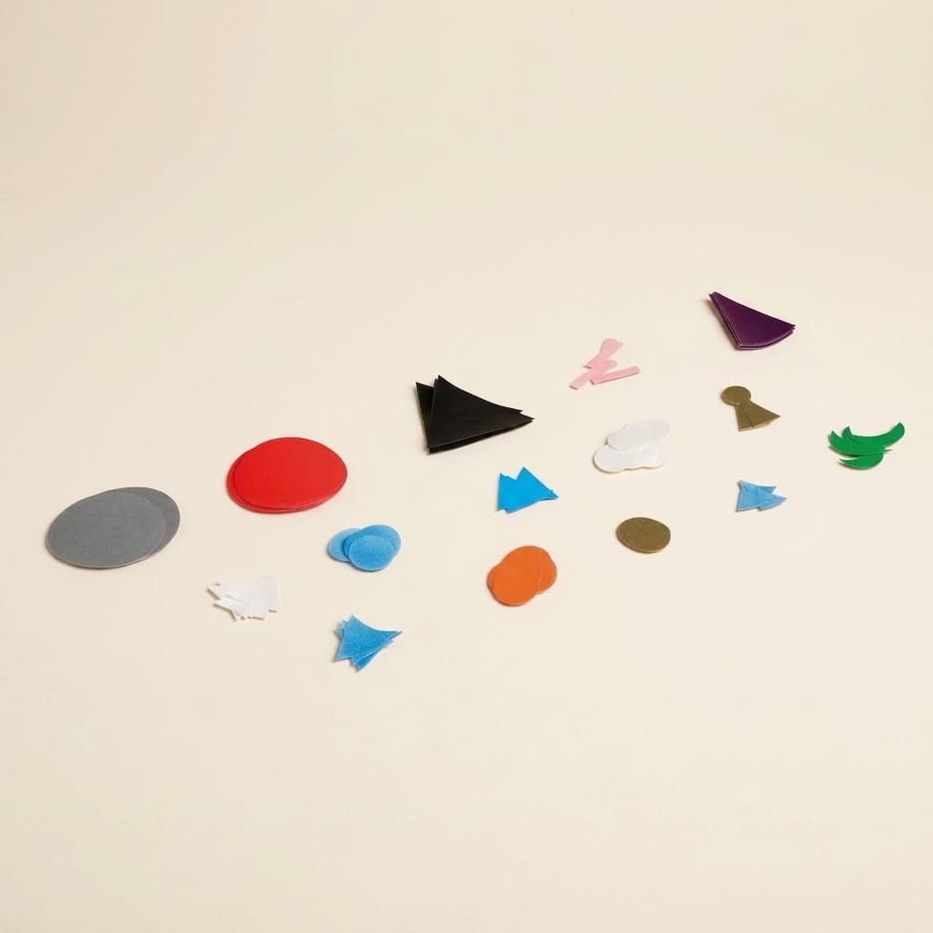 Ersatzset Papier-Grammatiksymbole - Montessori Material | Faborino