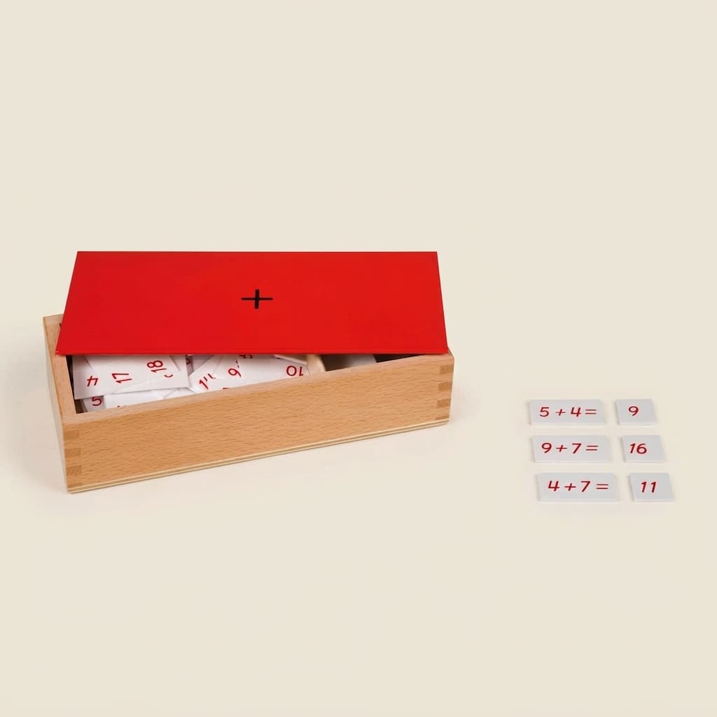 Additionsbox: Selbstkontrollierende Rechenpraxis - Montessori Material | Faborino