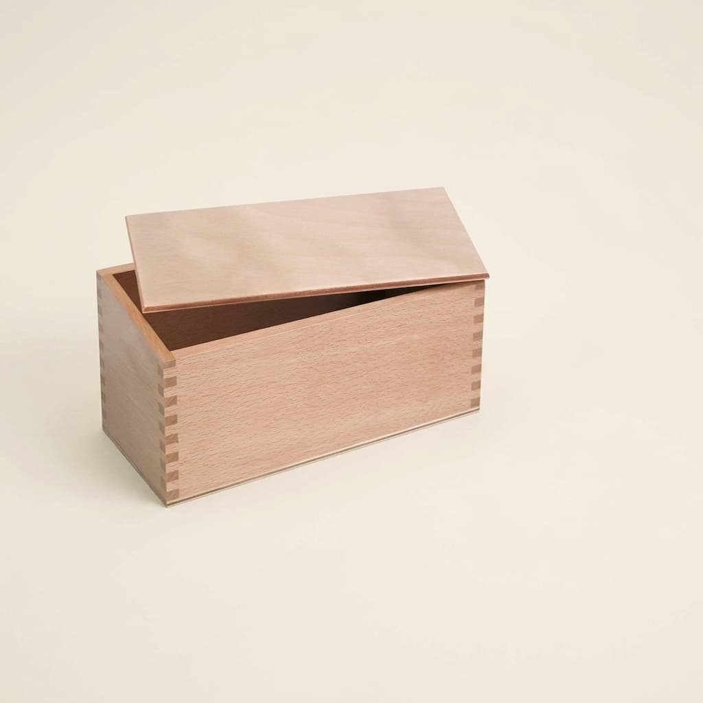 Steckfahnen-Box: Holzaufbewahrung für Geografie-Material - Montessori Material | Faborino