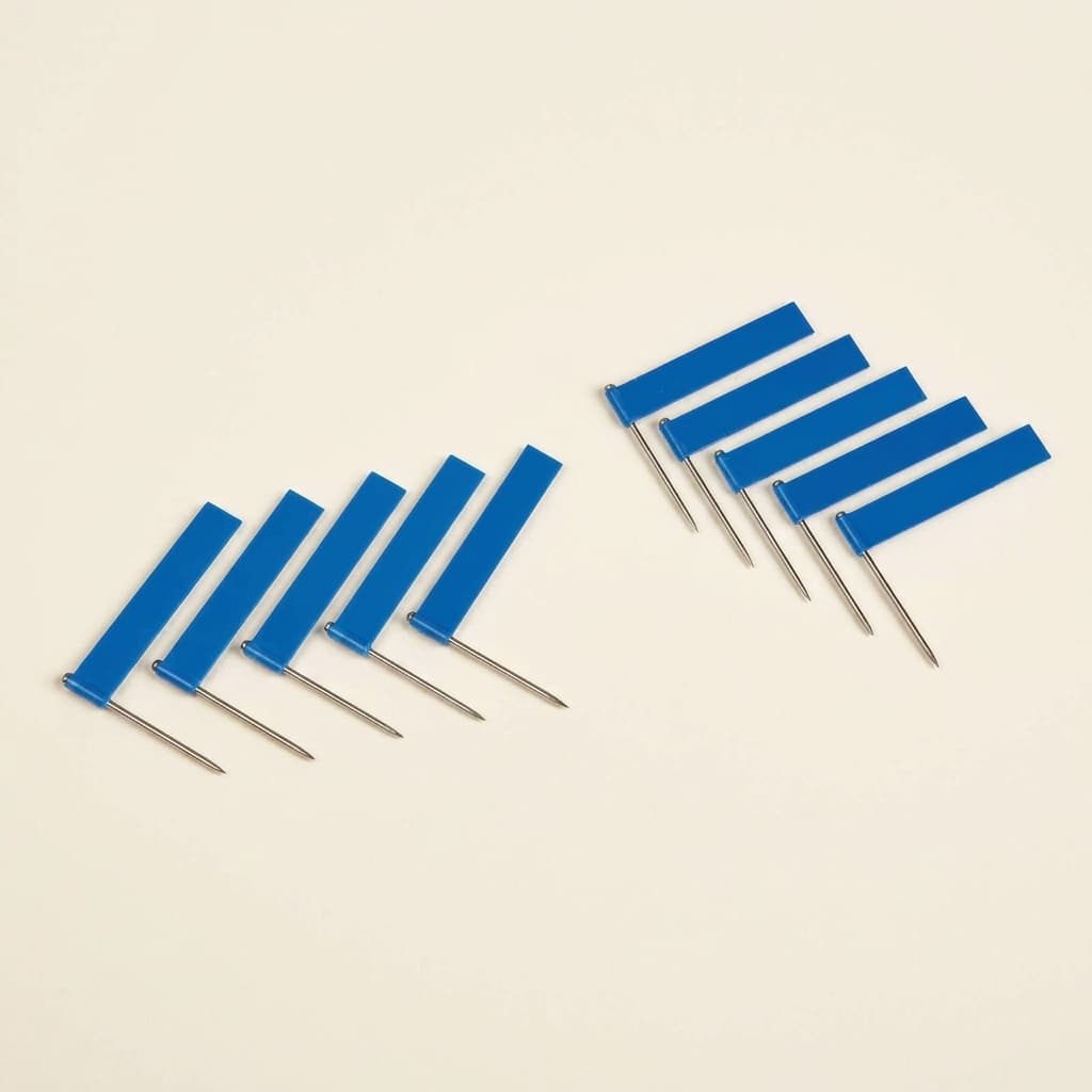 Extra Fähnchen: Blau (10 Stk.) - Montessori Material | Faborino
