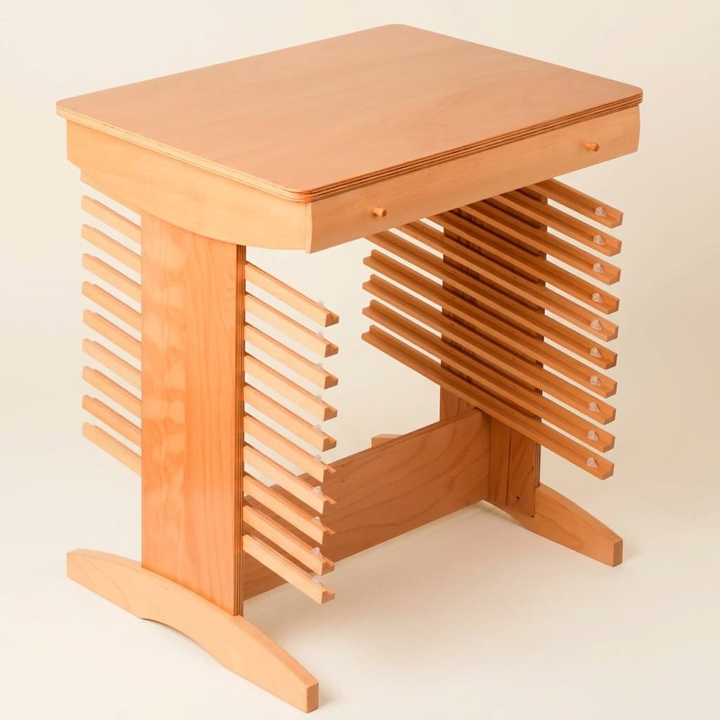 Puzzlekarten-Ständer: Spezielle Aufbewahrung für Geografiekarten - Montessori Material | Faborino
