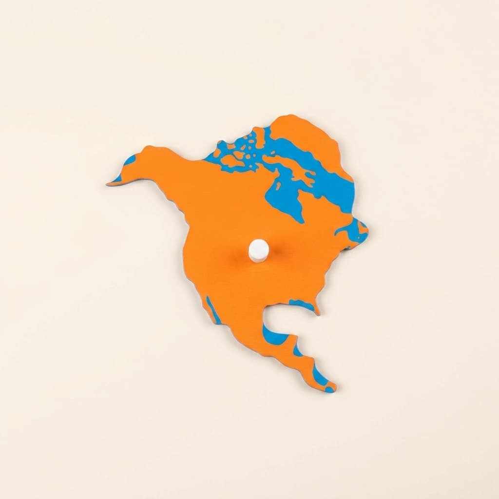 Puzzleteil Welt: Westantarktis - Montessori Material | Faborino