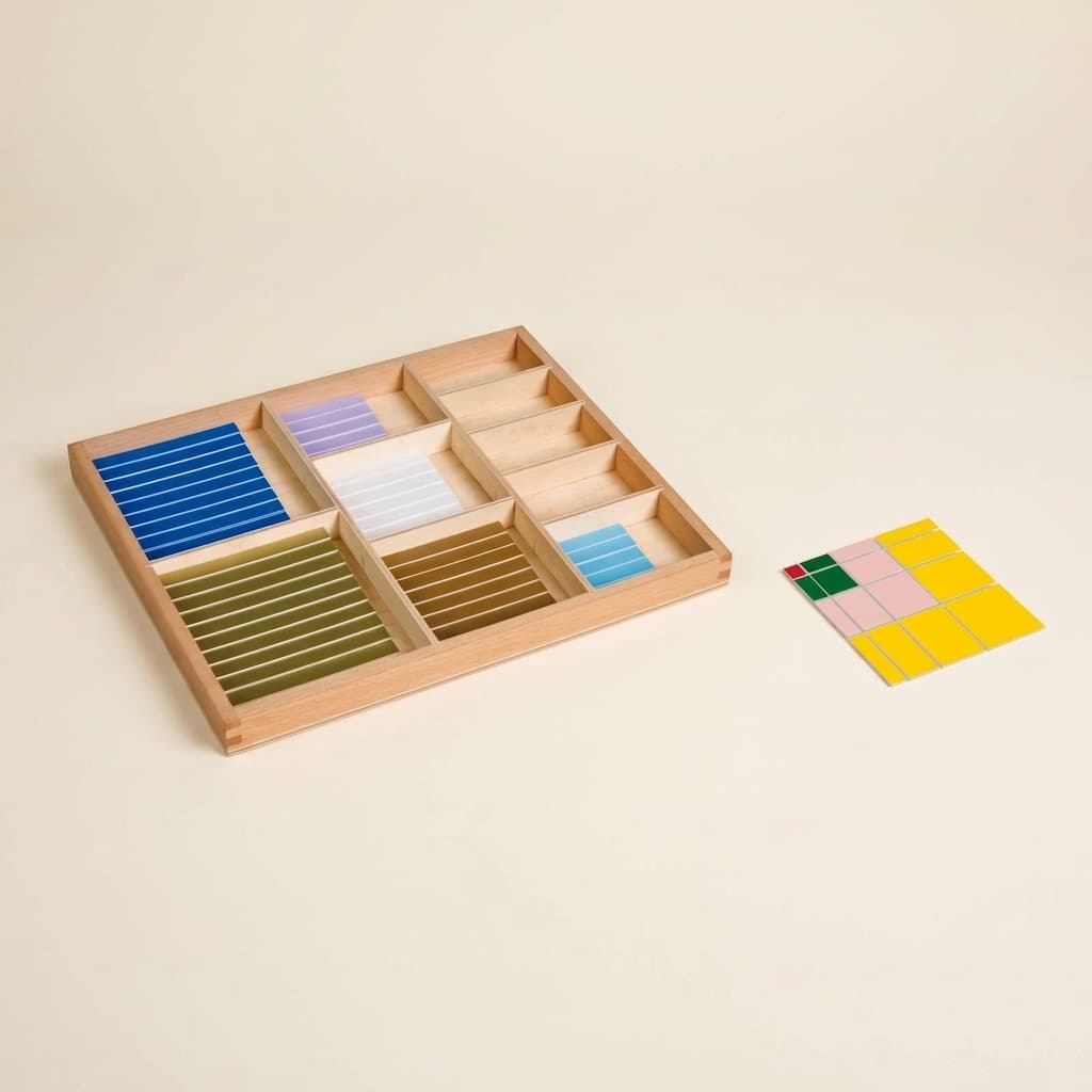 Sensorisches Dekanomial - Montessori Material | Faborino