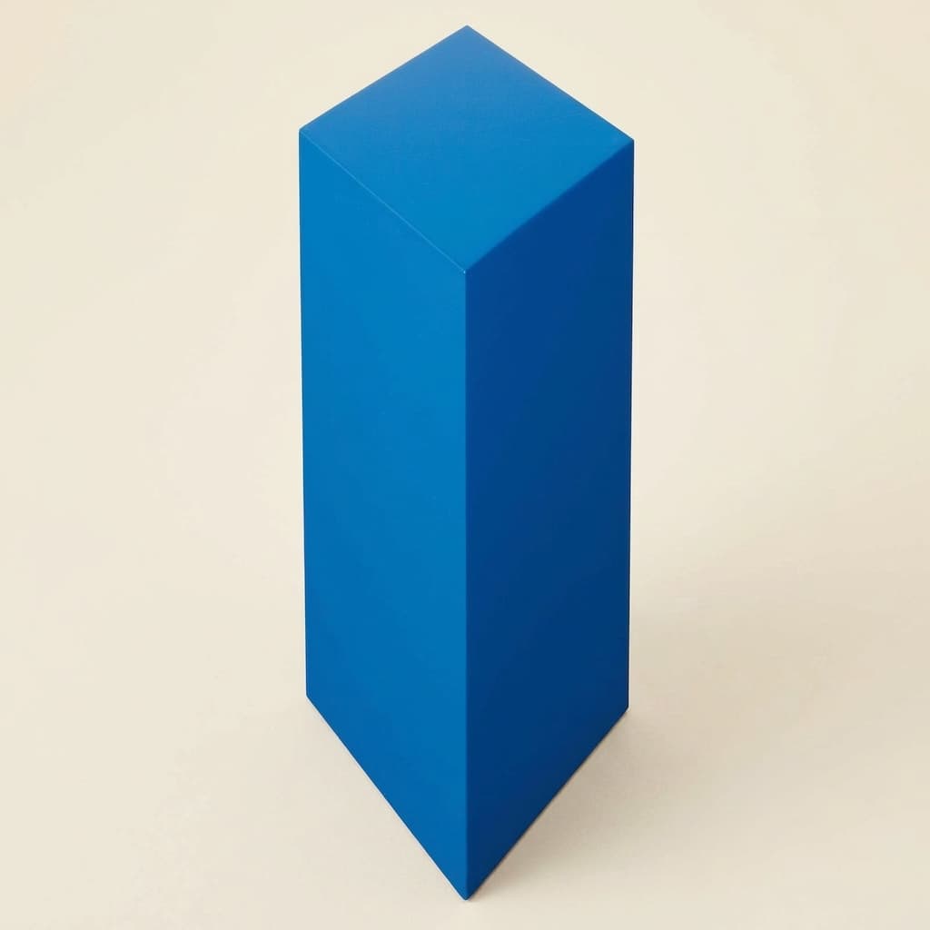 Rhombisches Prisma: Komplexe 3D-Geometrische Form - Montessori Material | Faborino