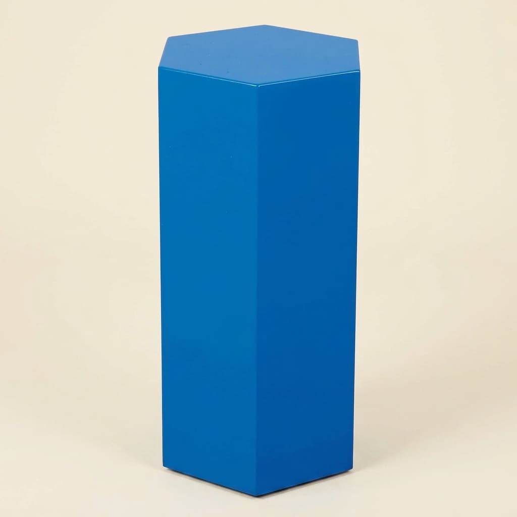Sechseckiger Prisma: geometrischer Körper zur Formerkundung - Montessori Material | Faborino