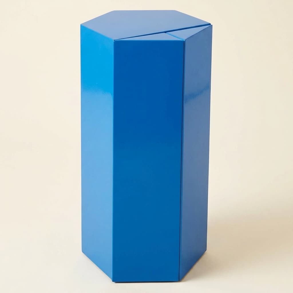 Geteiltes Sechseckiges Prisma: Zerlegbare 3D-Form - Montessori Material | Faborino