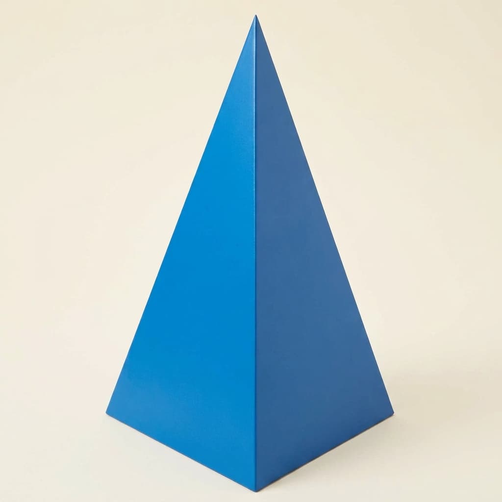 Pyramide mit quadratischer Grundfläche - Montessori Material | Faborino