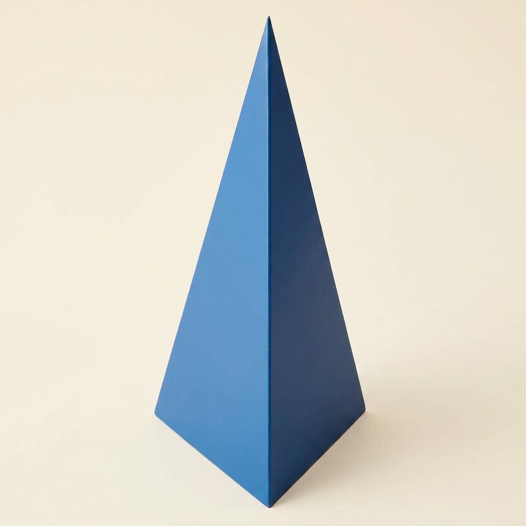 Pyramide mit dreieckiger Grundfläche - Montessori Material | Faborino