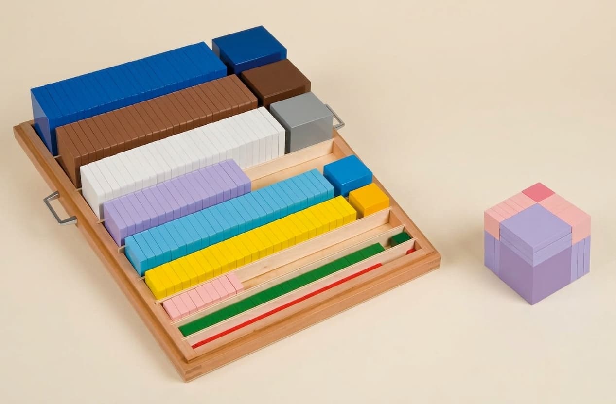 Kubierungsmaterial - Montessori Material | Faborino