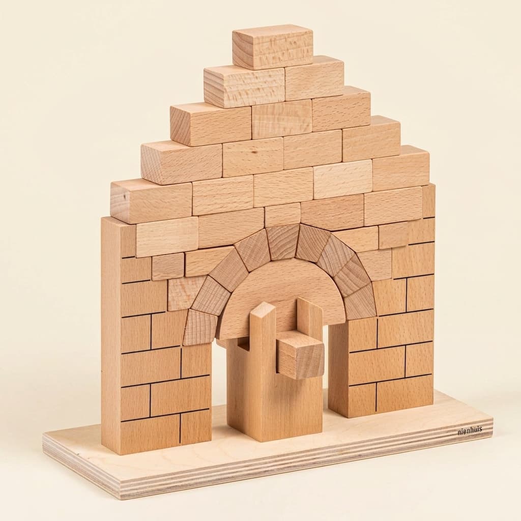 Römischer Bogen: Architekturaktivität - Montessori Material | Faborino