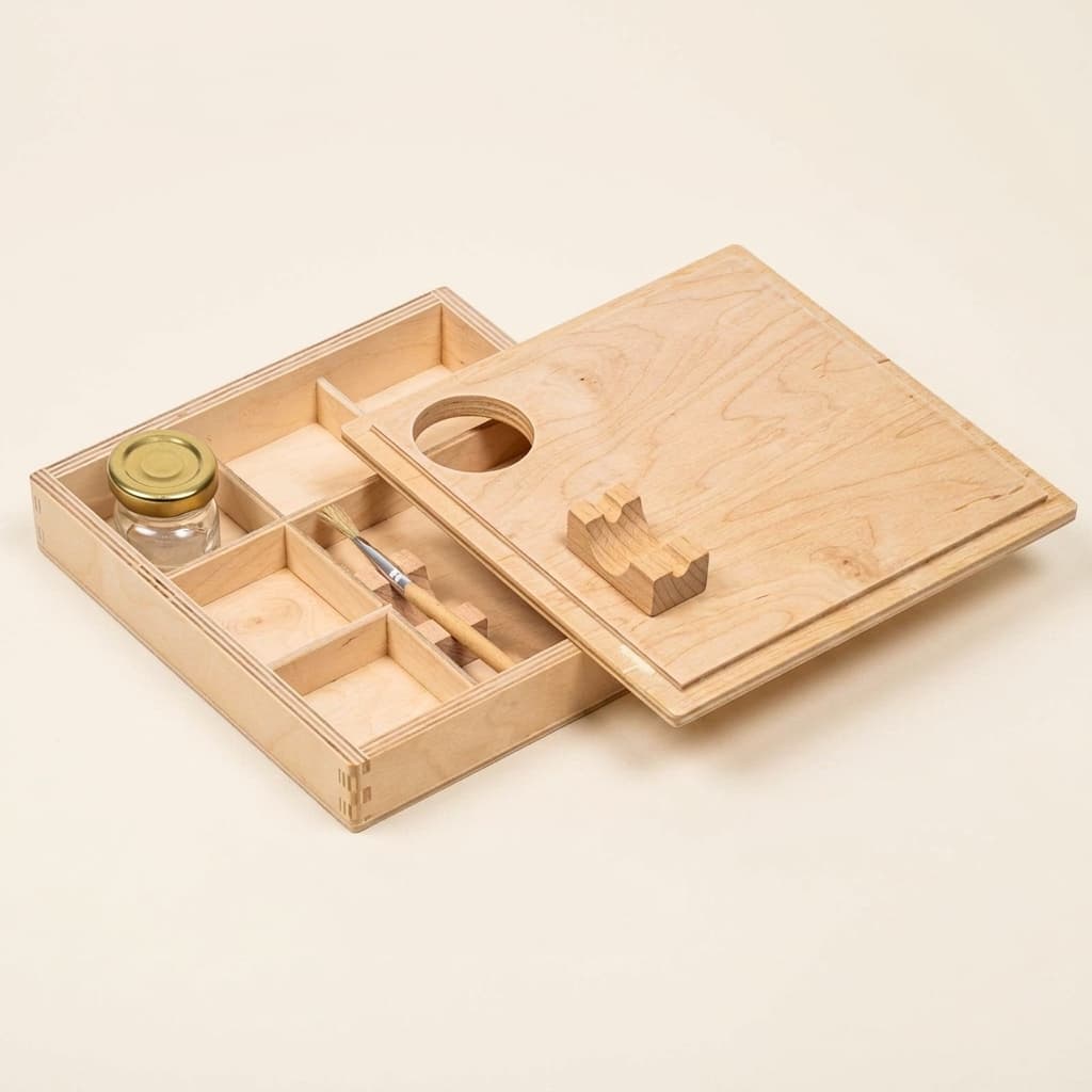 Klebe- und Bastelbox: Feinmotorik im praktischen Leben - Montessori Material | Faborino