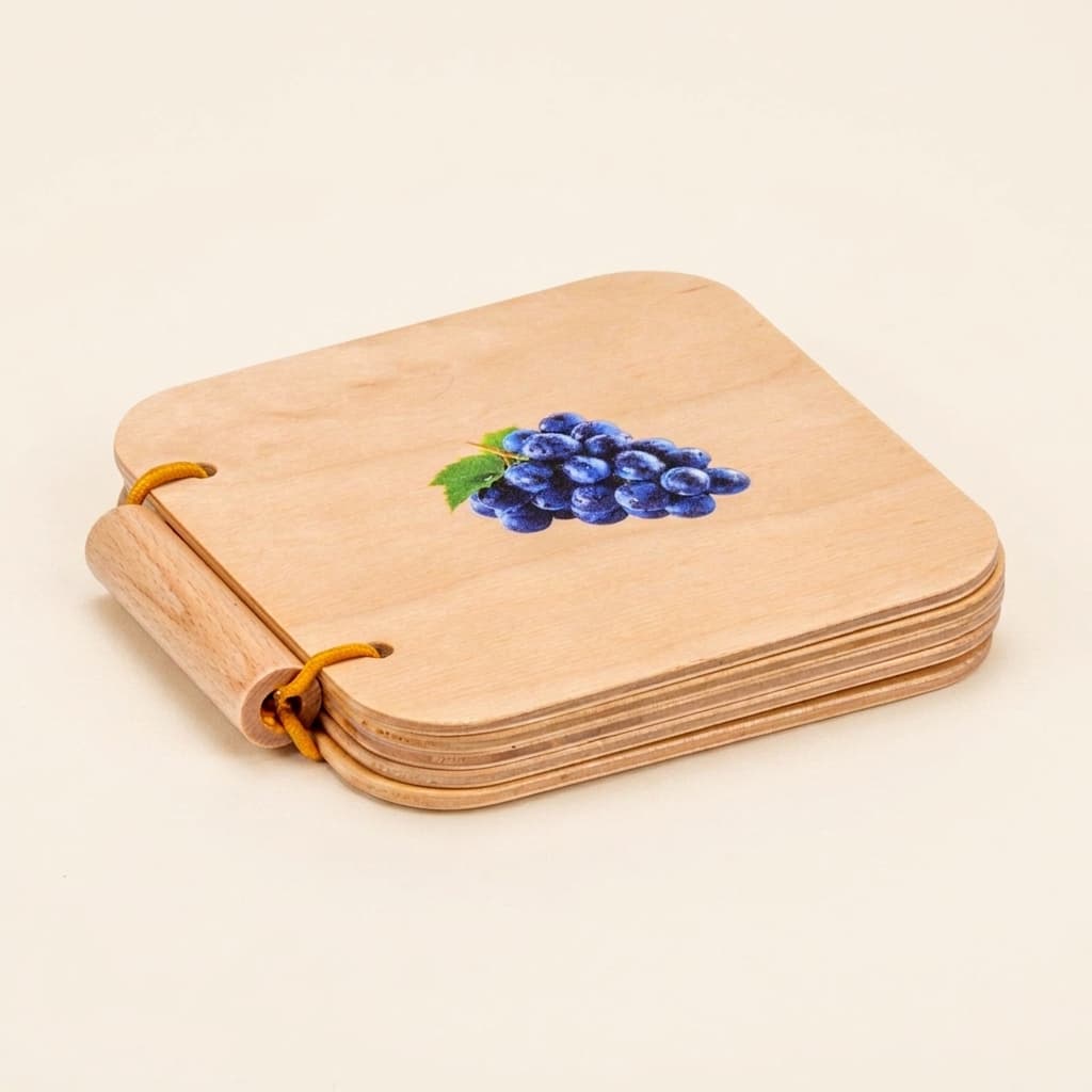 Mein erstes Buch: Obst - Montessori Material | Faborino