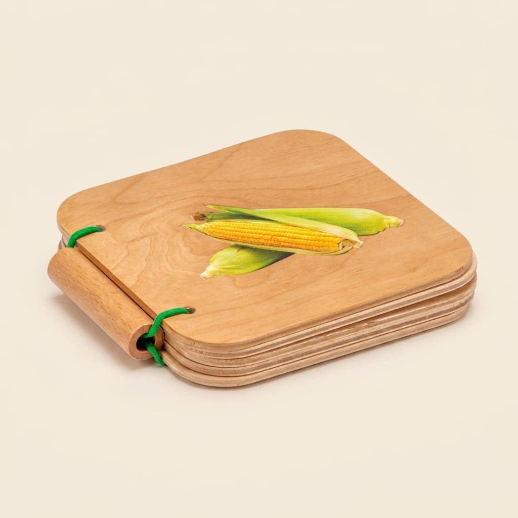 Mein erstes Buch: Gemüse - Montessori Material | Faborino