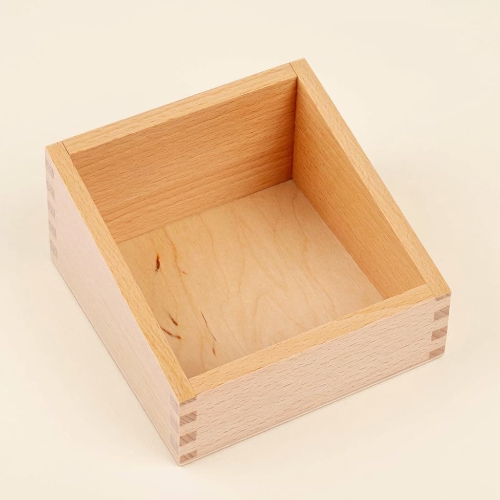 Aktivitätskarten-Box: große A6 Holzaufbewahrung