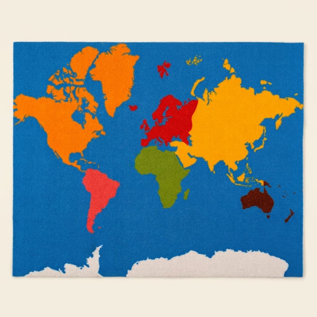 Kontinentteppich - Montessori Material | Faborino