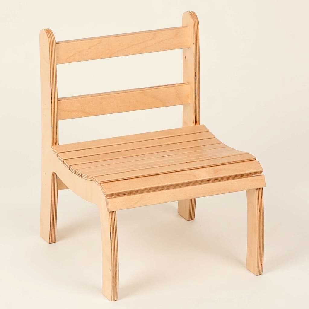 Lattenstuhl: Hoch (17,5 cm) - Montessori Material | Faborino