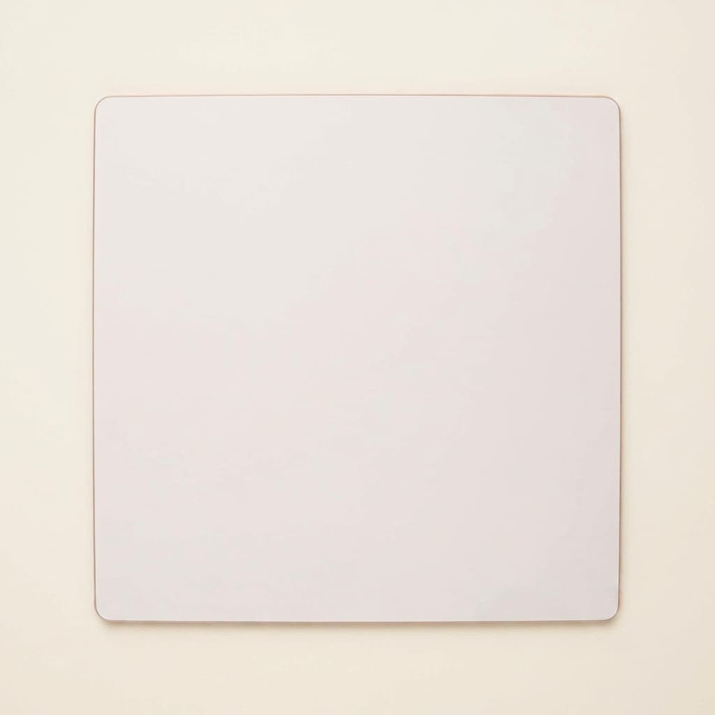 Quadratische Tischplatte: Milchweiß - 64 × 64 × 2 cm - Montessori Material | Faborino