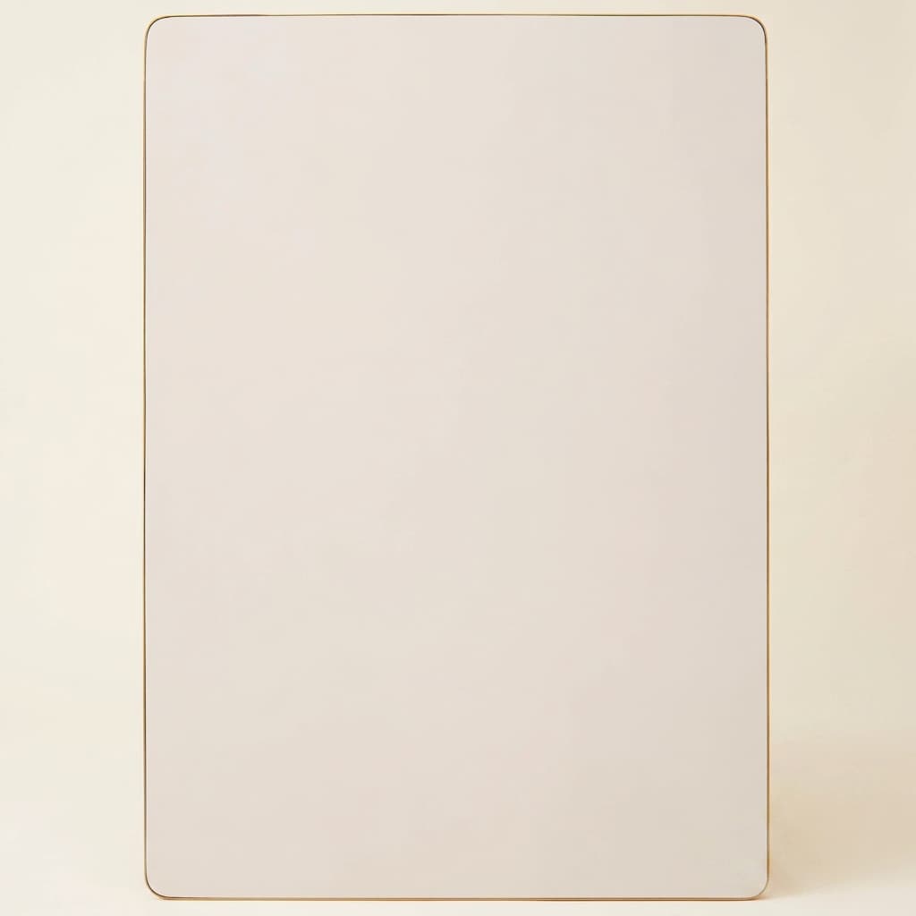 Rechteckige Tischplatte: Milchweiß - 100 × 62 × 2 cm - Montessori Material | Faborino