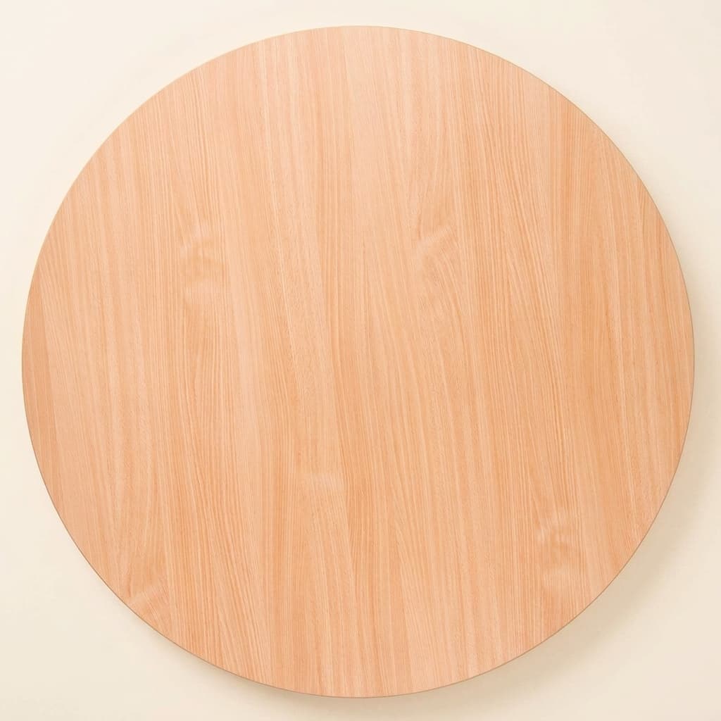 Runde Tischplatte: Buche - Ø 115 × 2 cm - Montessori Material | Faborino
