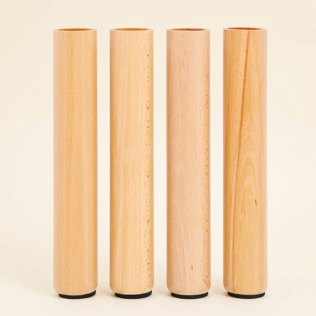 4er-Set Tischbeine: Höhe 31 cm - Montessori Material | Faborino