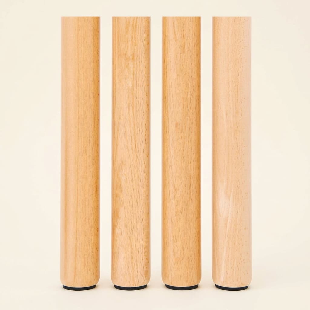 4er-Set Tischbeine: Höhe 35 cm - Montessori Material | Faborino