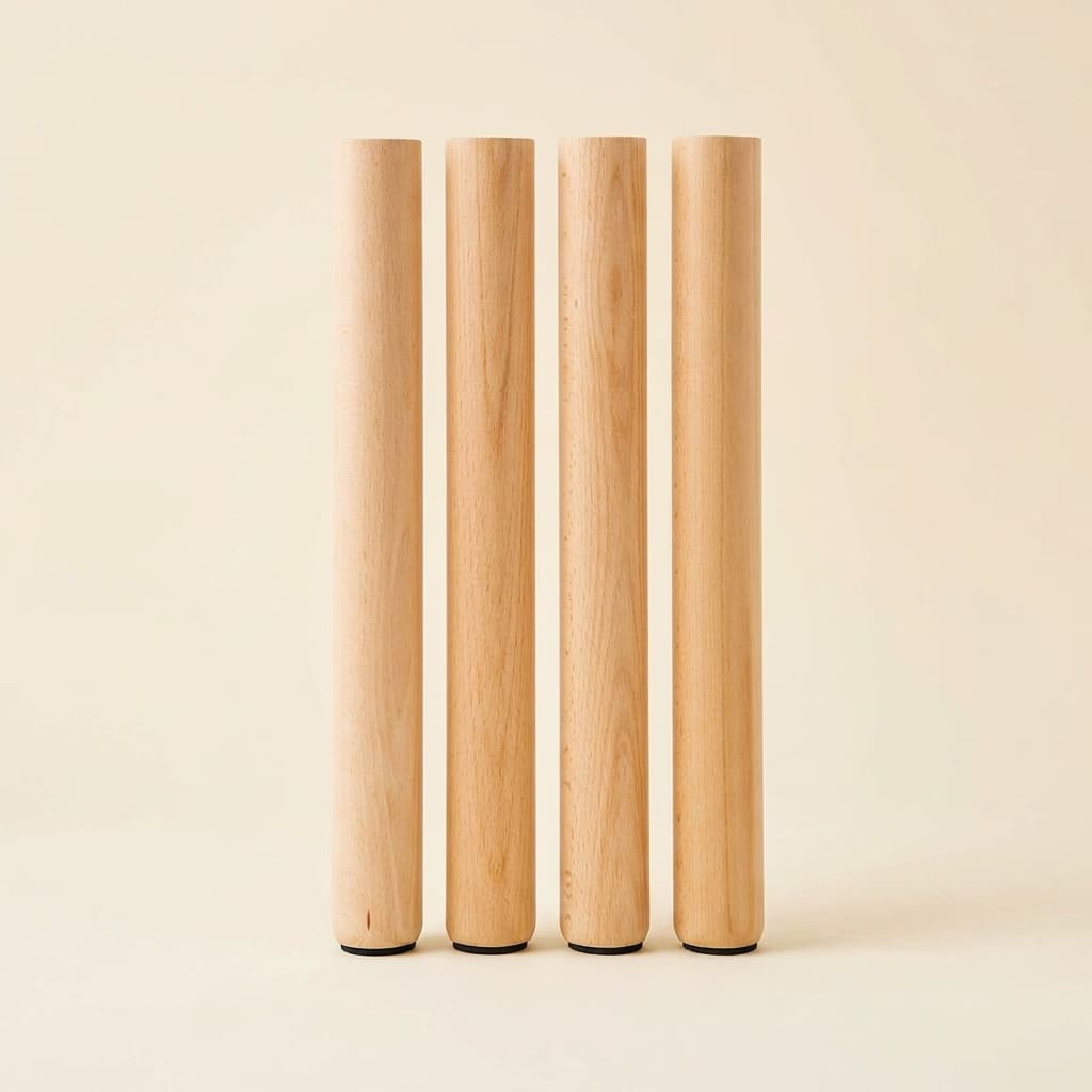 4er-Set Tischbeine: Höhe 46 cm - Montessori Material | Faborino