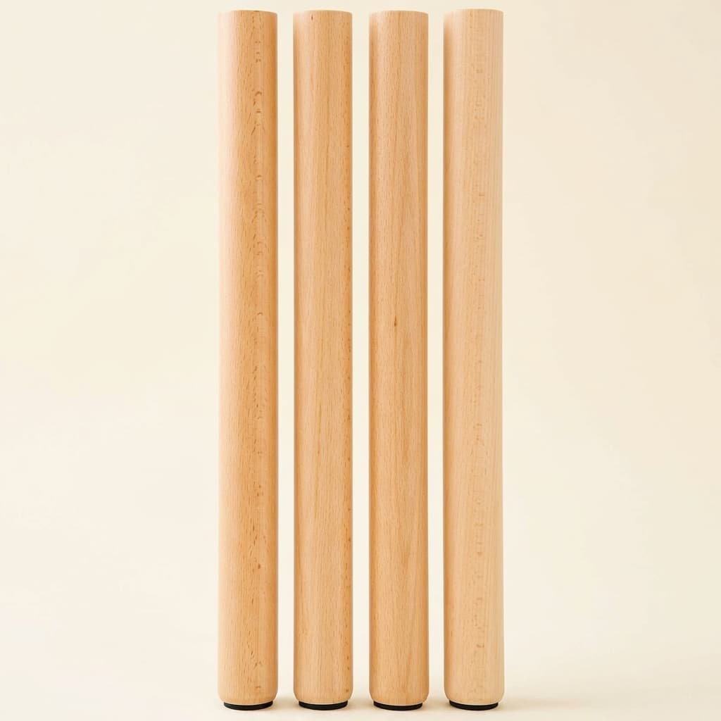 4er-Set Tischbeine: Höhe 59 cm - Montessori Material | Faborino