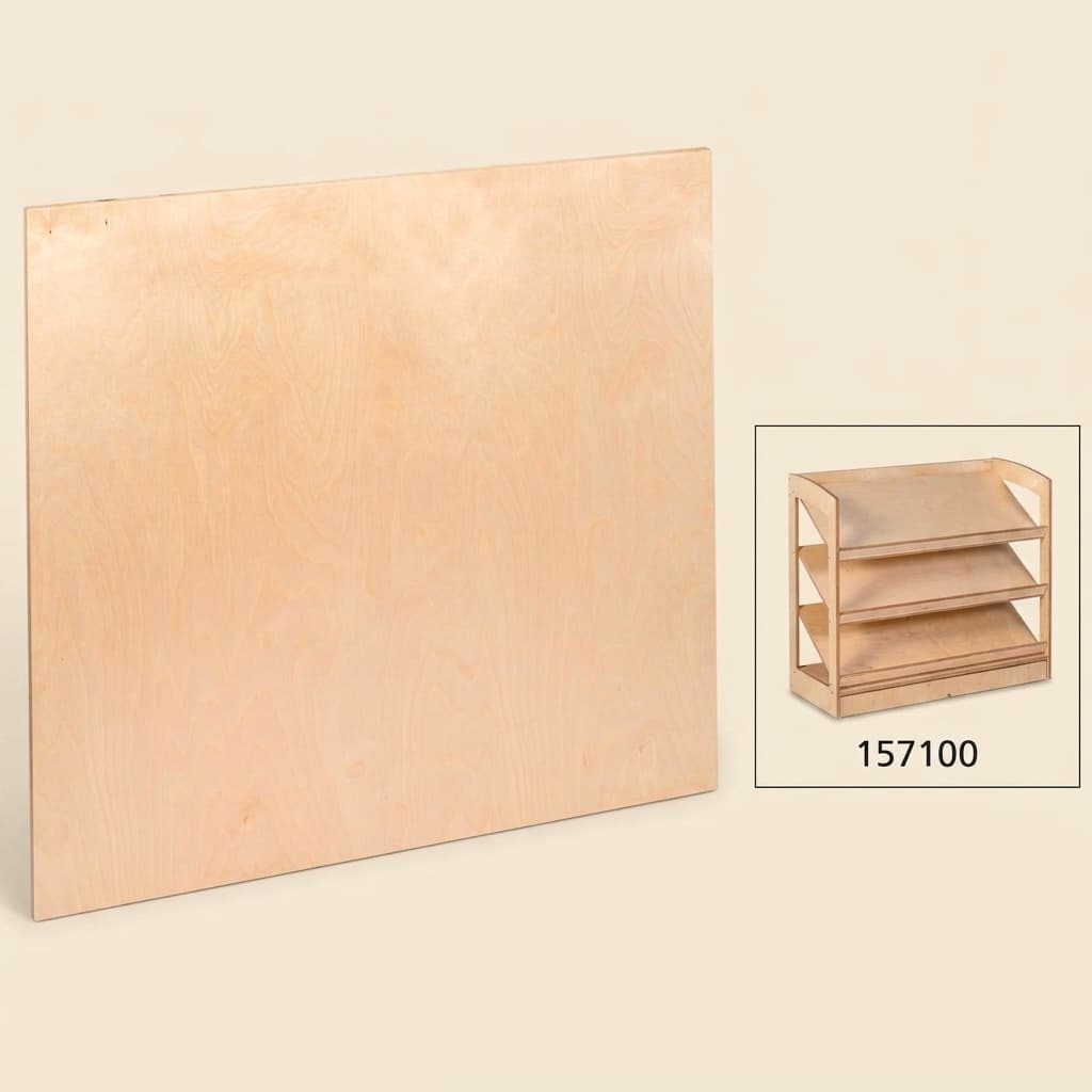 Bücherregal: Rückwand (93 cm) - Montessori Material | Faborino