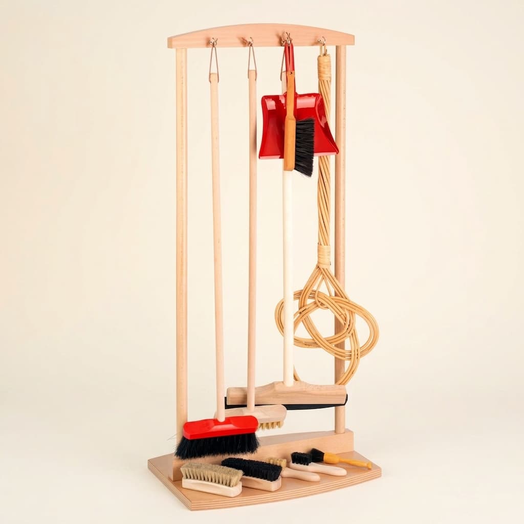 Ständer für Übungen des täglichen Lebens: Komplett - Montessori Material | Faborino