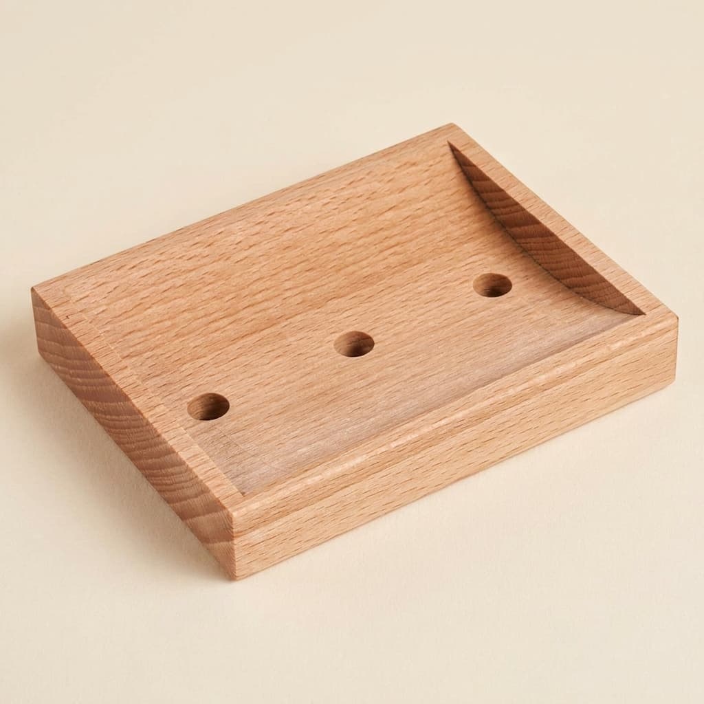 Schale für Tischwachbürste - Montessori Material | Faborino