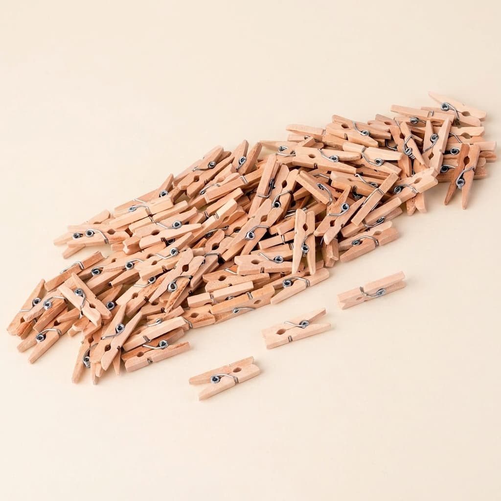 Kleine Wäscheklammern - Montessori Material | Faborino
