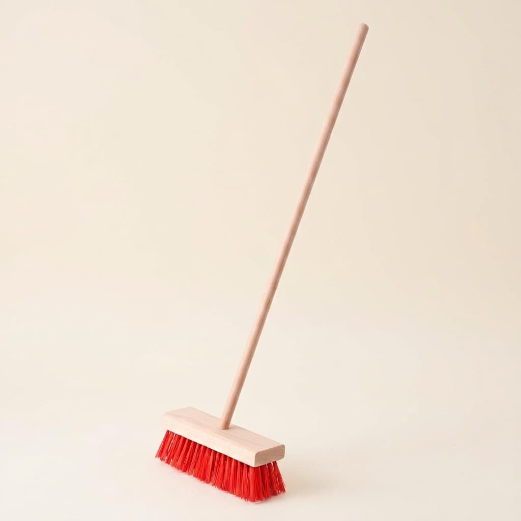 Zimmerbesen: Weich Braun (49 cm) - Montessori Material | Faborino