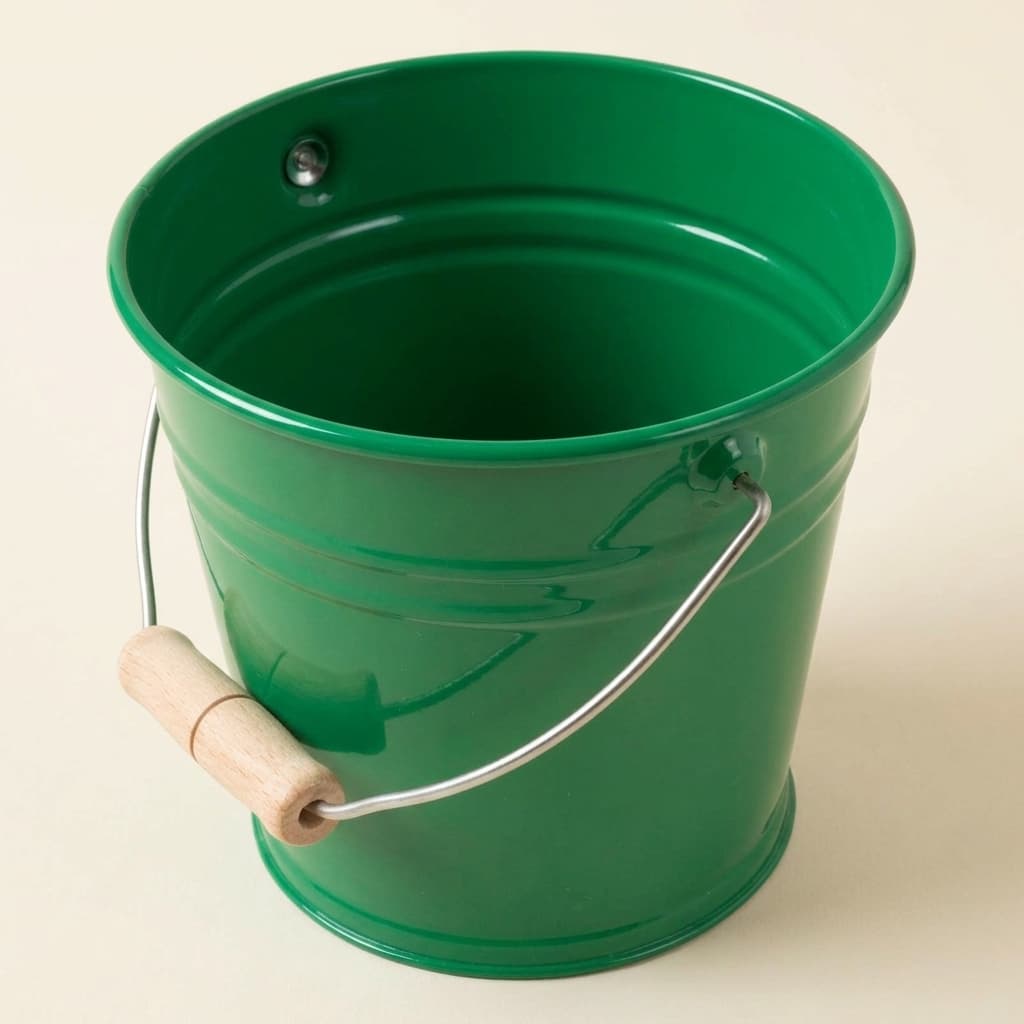 Kleiner Metalleimer: Rot - Montessori Material | Faborino