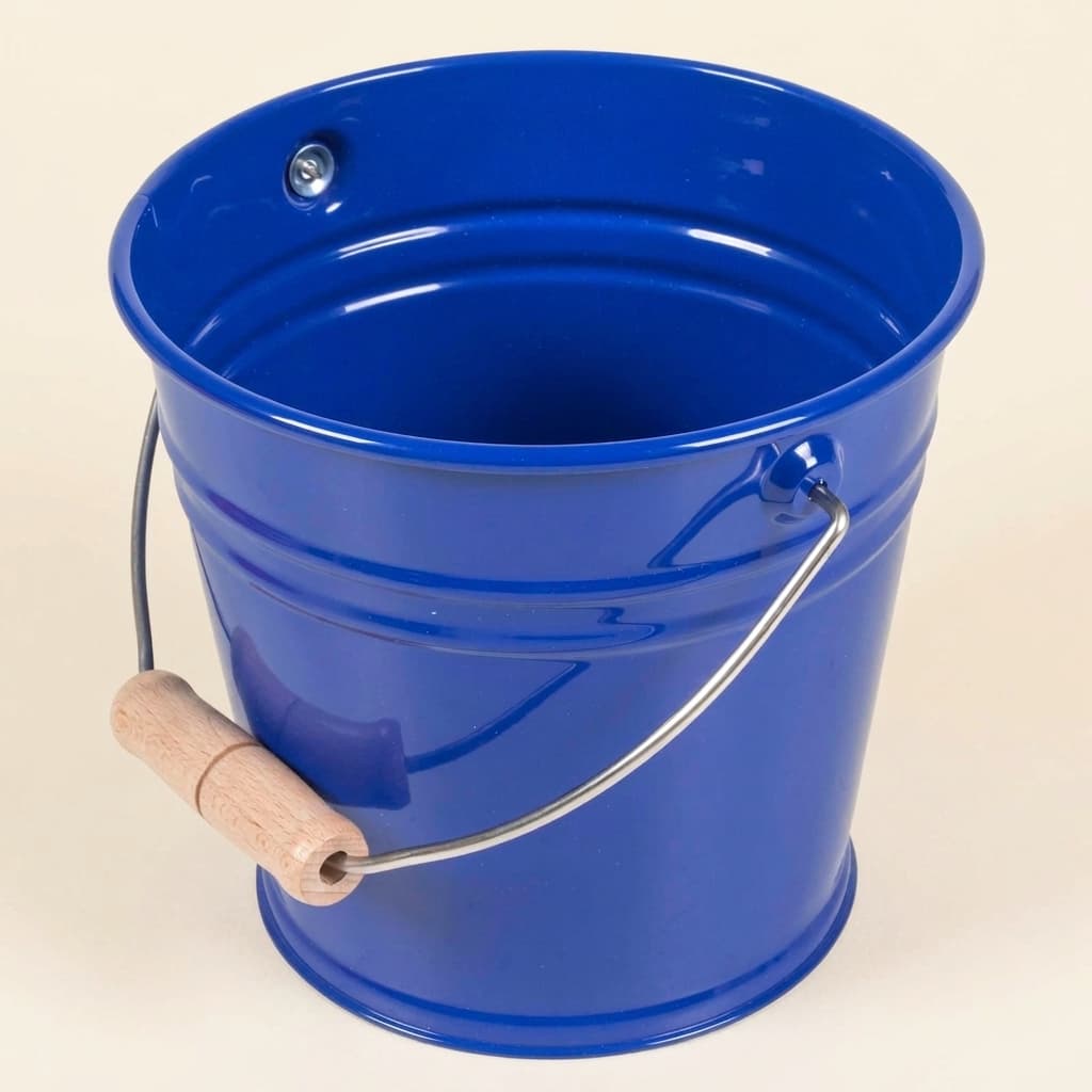 Kleiner Metalleimer: Grün - Montessori Material | Faborino