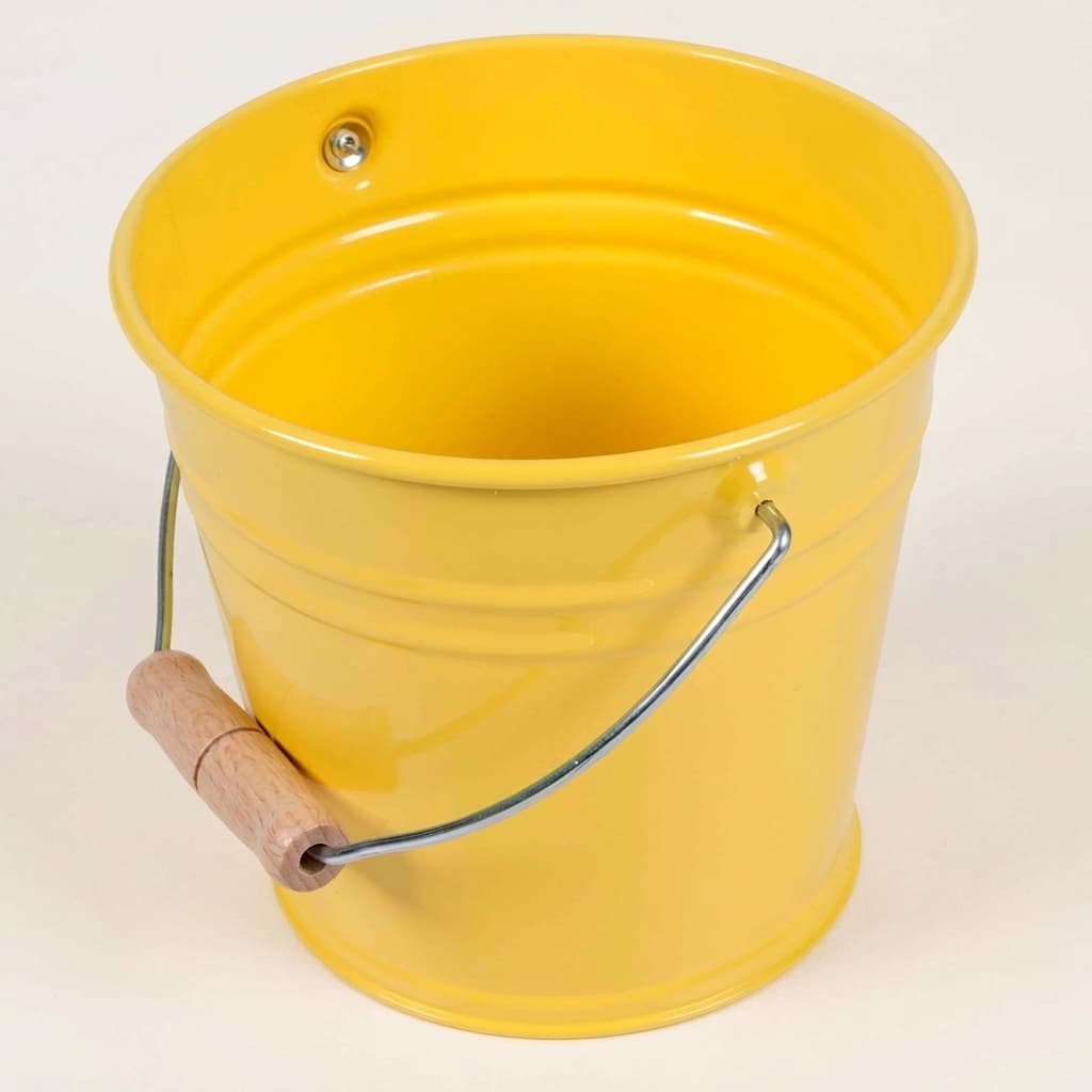 Kleiner Metalleimer: Blau - Montessori Material | Faborino