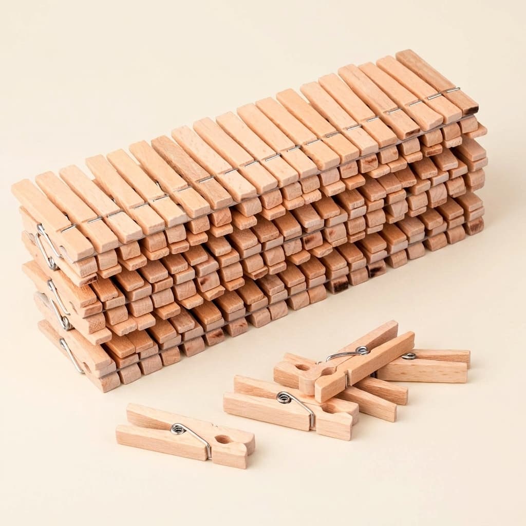 Mini-Wäscheklammern - Montessori Material | Faborino