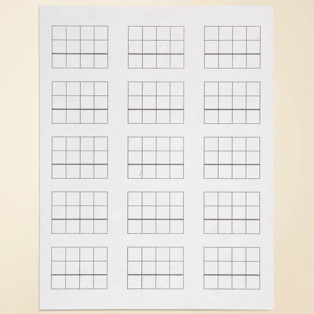 Markenspiel-Papier: 15 Aufgaben - Montessori Material | Faborino