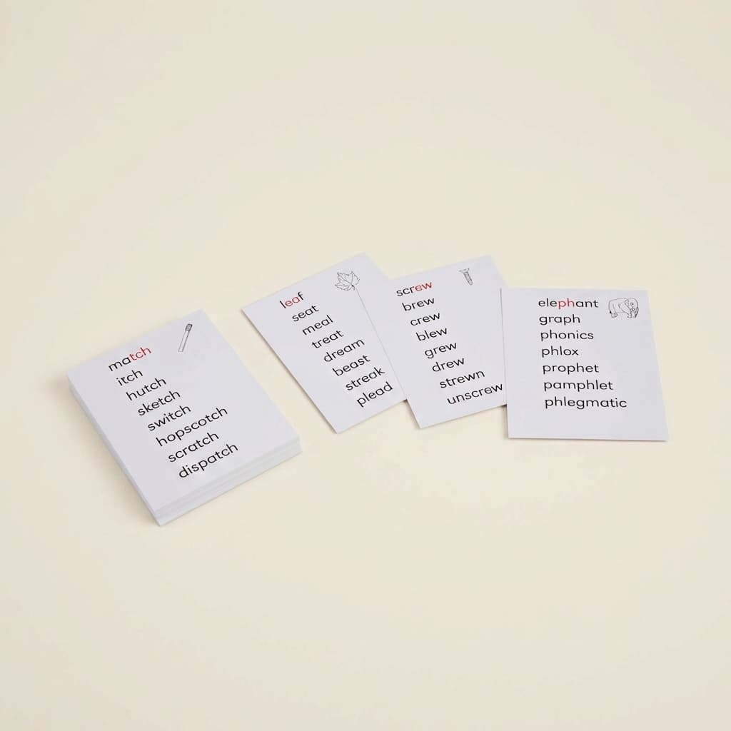 Phonogramm-Karten - Montessori Material | Faborino
