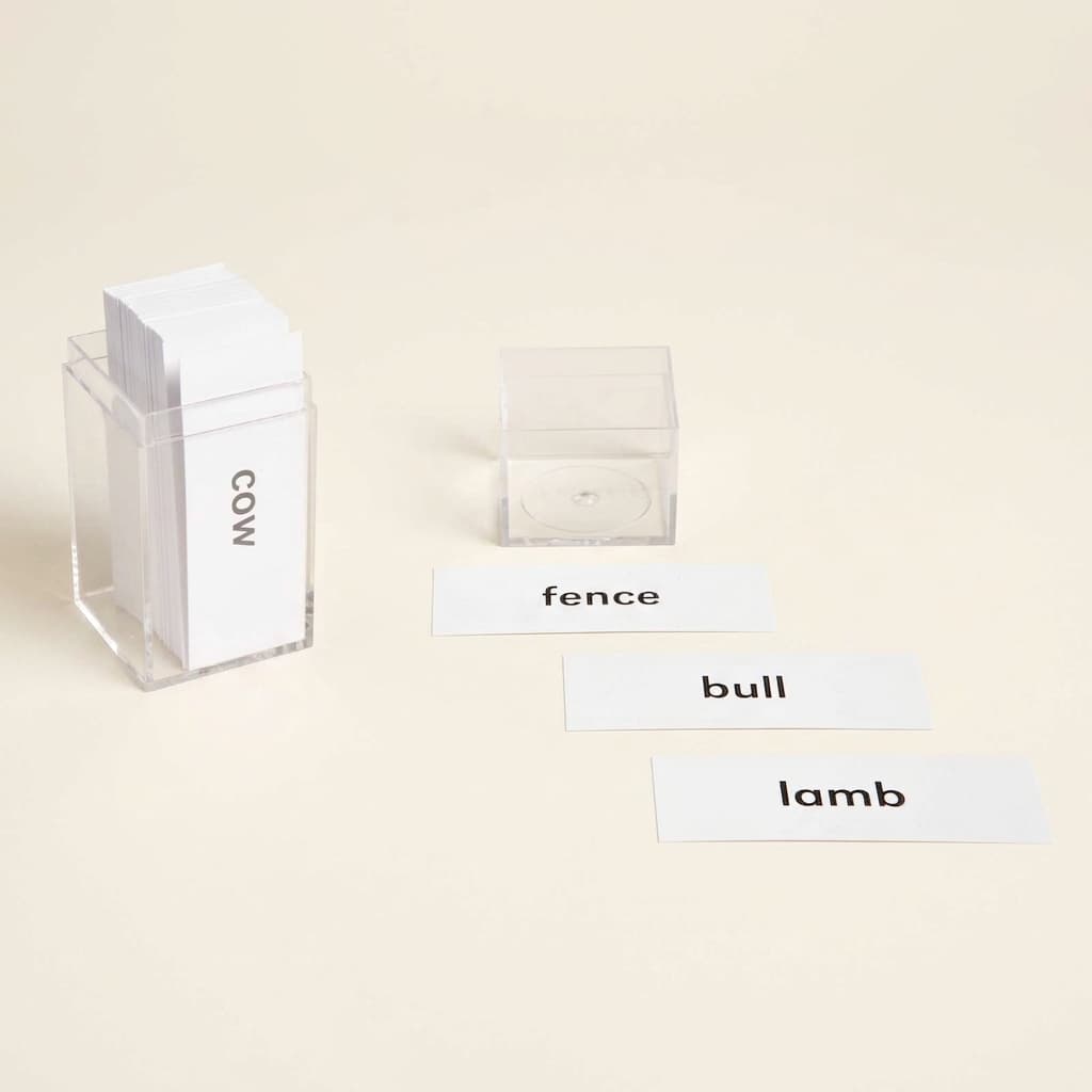Konjunktionen und Präpositionen - Montessori Material | Faborino