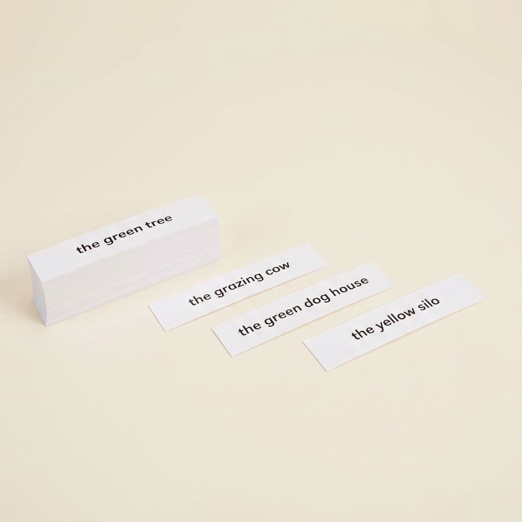 Adjektiv-Beschriftungen für den Bauernhof - Montessori Material | Faborino