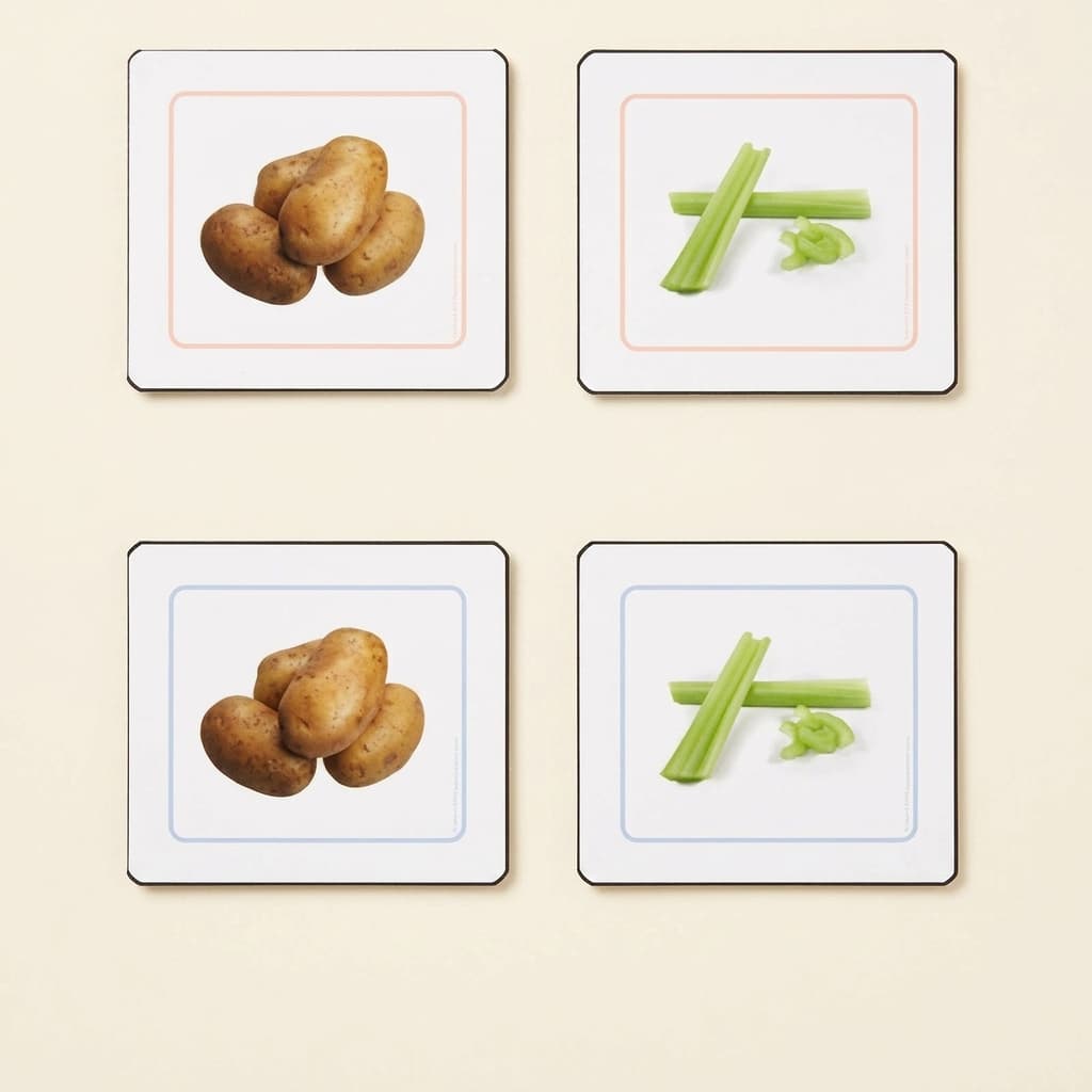 Zuordnungskarten: Gemüse - Montessori Material | Faborino