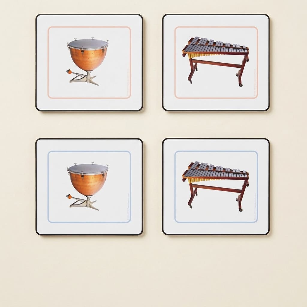 Musikinstrumente-Zuordnungskarten - Montessori Material | Faborino