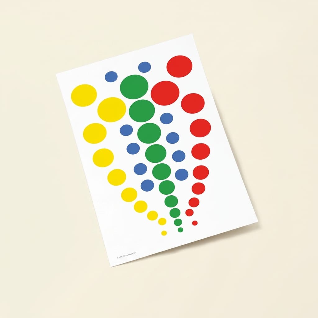 Farbzylinder-Musterkarten: Visuelle Unterscheidungsübungen - Montessori Material | Faborino