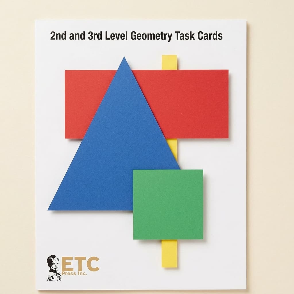 Geometrie-Aufgabenkarten 2. und 3. Stufe - Montessori Material | Faborino