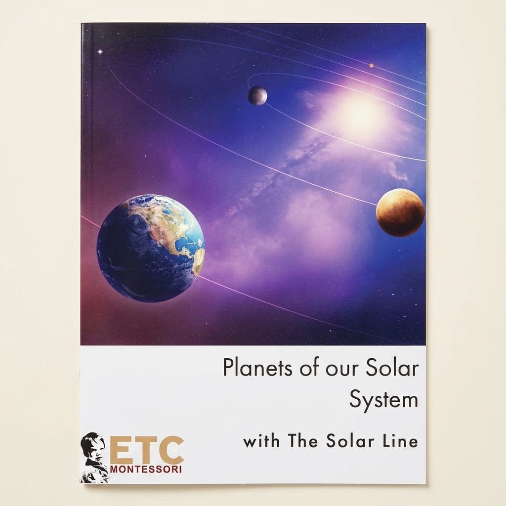 Riesige Sonnensystem-Linie - Montessori Material | Faborino